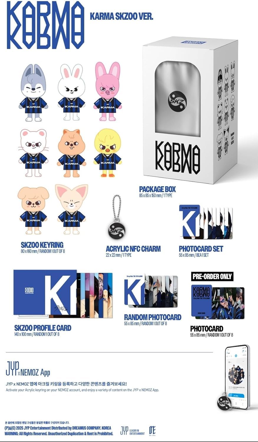 Stray Kids [KARMA] 4th Album [SKZOO VER.] with POB : Amazon.co.uk